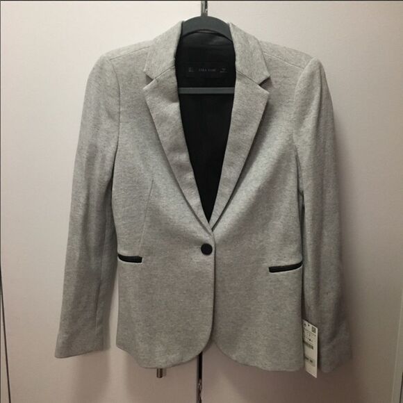 ✨HP✨Zara WOOL BLAZER WITH BUTTON✨ - Picture 5 of 9